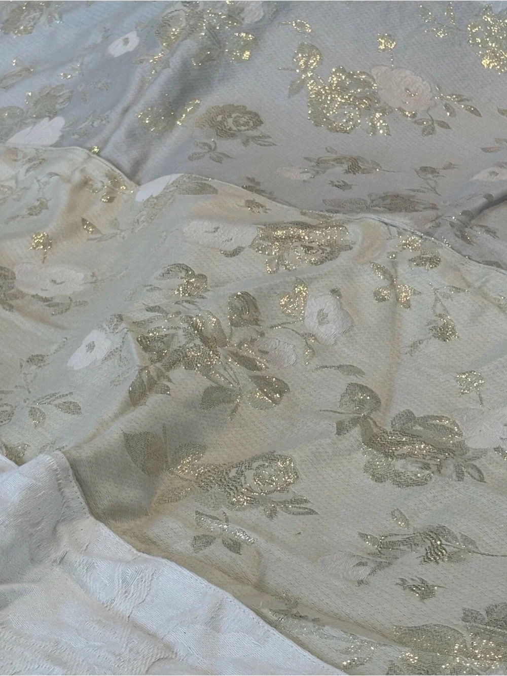 New DONNA KARAN DKNY Designer Precious Metals Full/QUEEN Bed Blanket DUVET COVER
